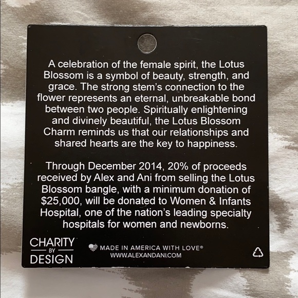 Lotus blossom bangle - Picture 3 of 3